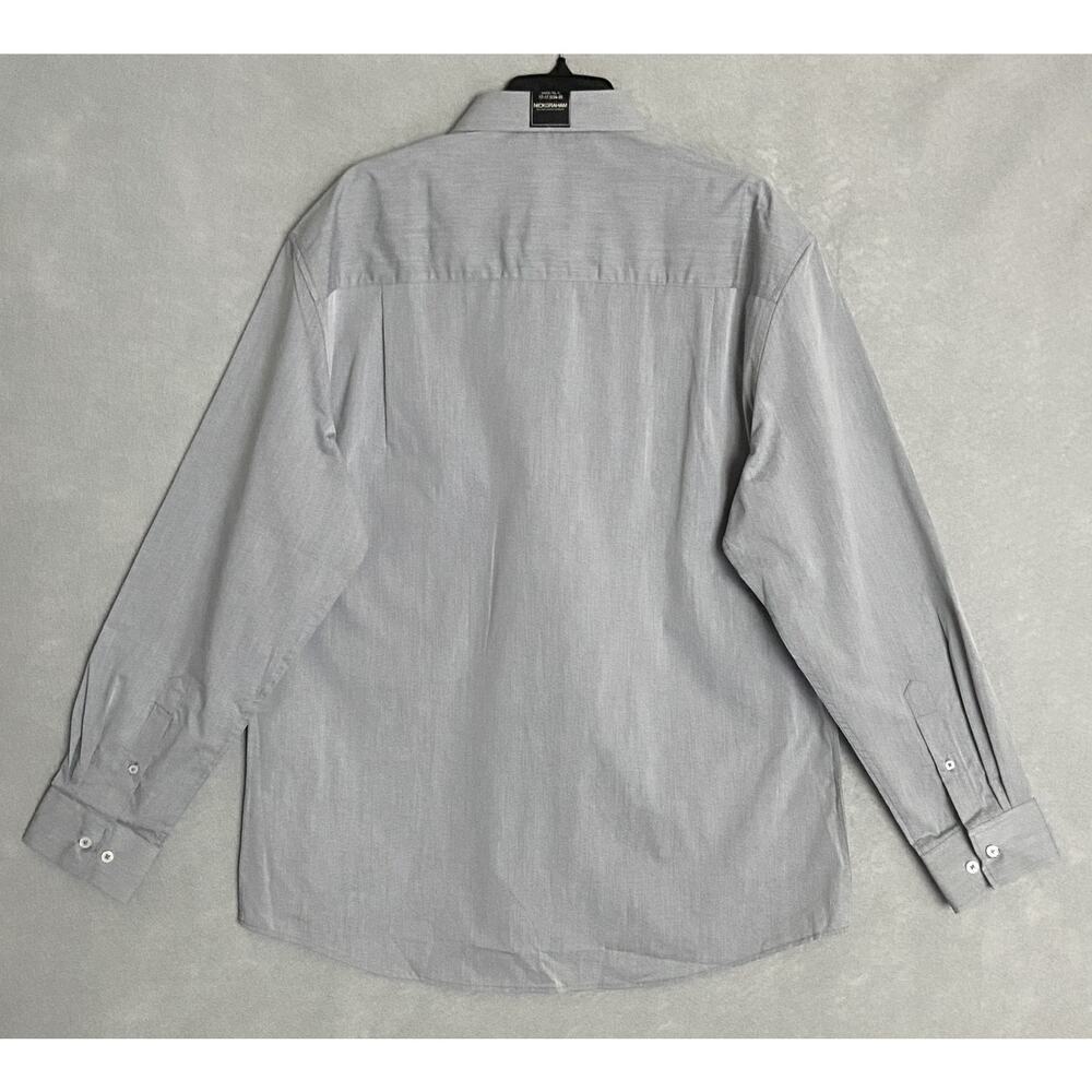 Nick Graham Men's 15.5 32/33 Modern Fit Dress Shirt Grey NEW - Picture 5 of 11